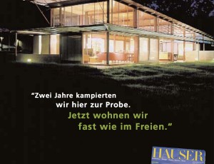 Häuser Magazin Anzeige